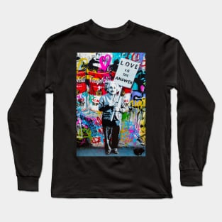 Banksy Love Is The Answer Long Sleeve T-Shirt